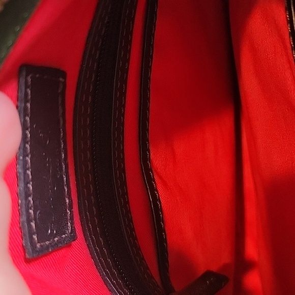 Dooney & Bourke Black Genuine Leather Crossbody Tassle Bag‎ - Picture 9 of 12